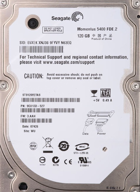 Seagate ST9120827AS